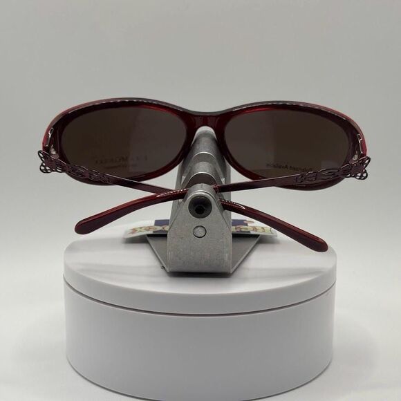 NOS Vintage Y2K Designer Sunglasses | Jessica McClintock | Plum Fade Plastic main image 8